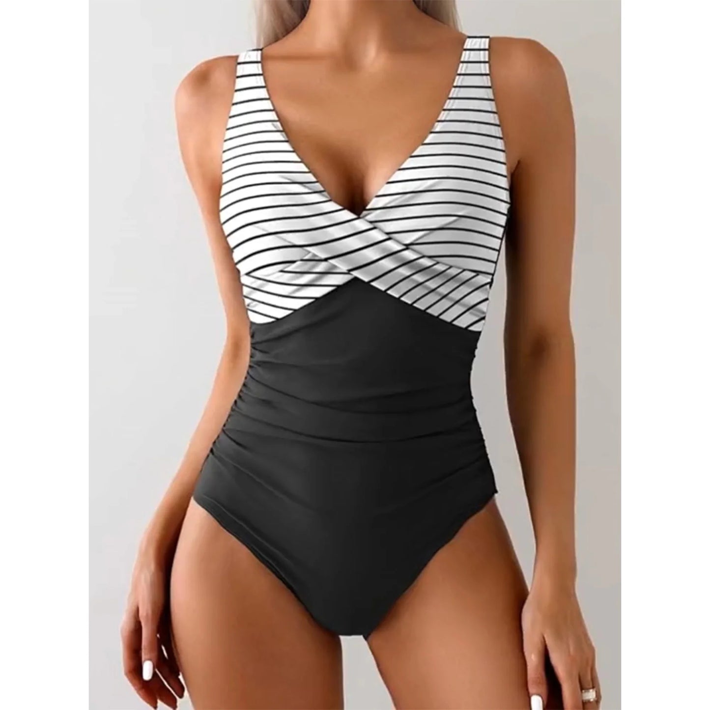 MLDRA Women Bathing Suit Swimsuit Tummy Control One Piece Slimming Swimwear