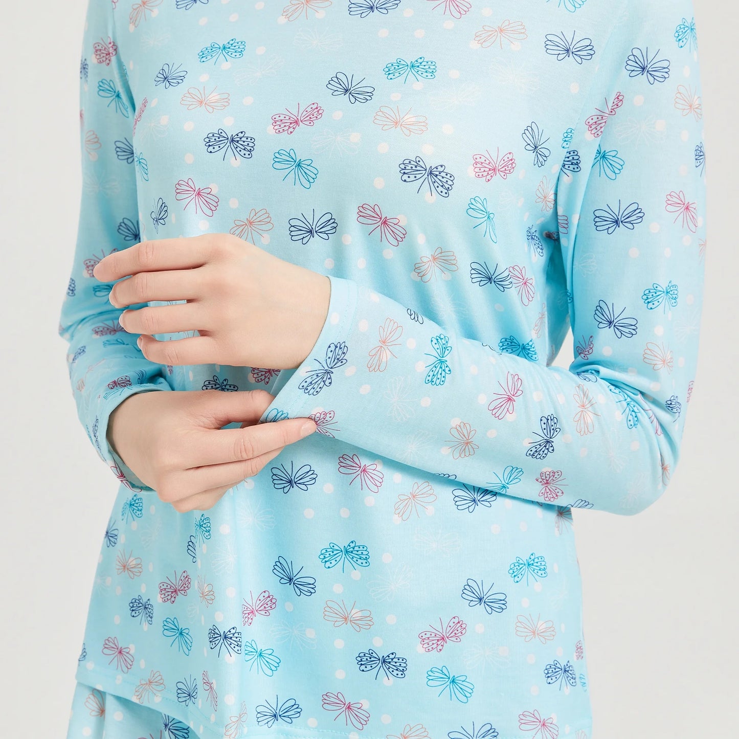 MLDRA Women’s Pajama Set 2 Piece Lounge Sets Long Sleeve Top and Pants Soft Sleepwear Nightwear Ladies Pjs Fall Winter 2025 Set