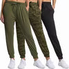 MLDRA 3 Pack Joggers Sweatpants for Women Ultra-Soft Lightweight for Lounge Athletic Yoga Running Workout Pants with Pockets