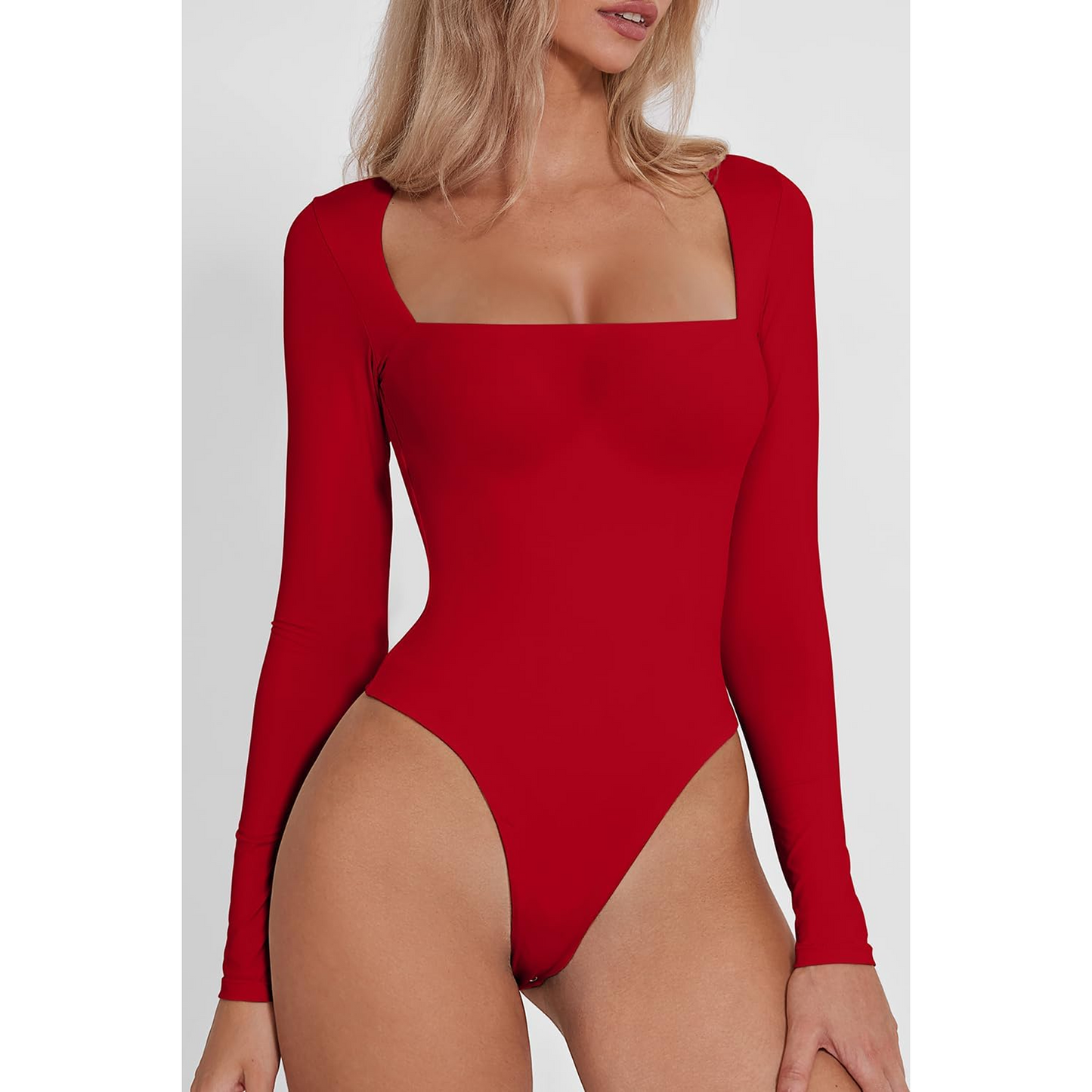 Body Suit Tummy Control Bodysuit Long Sleeve Tops Women Clothing