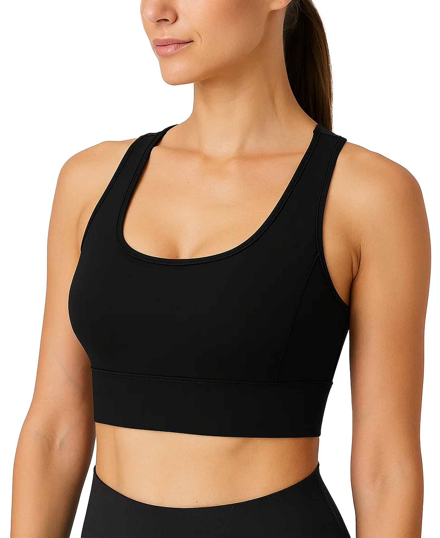 Sports Bra for Women Sexy Workout Yoga Bra Backless Thin Strappy Halter Criss Cross Removable Padding Light Support Athletic Gym Crop Top