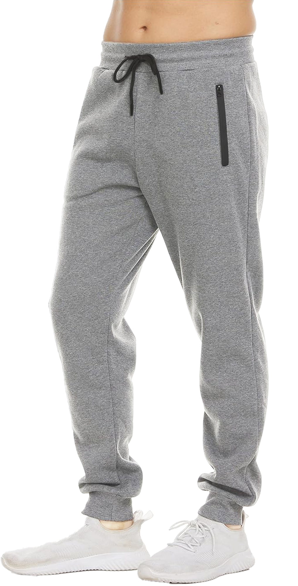 Men's Sweatpants Joggers Lightweight Elastic Waist Athletic Workout Gym Running Sweat Pants with Pockets