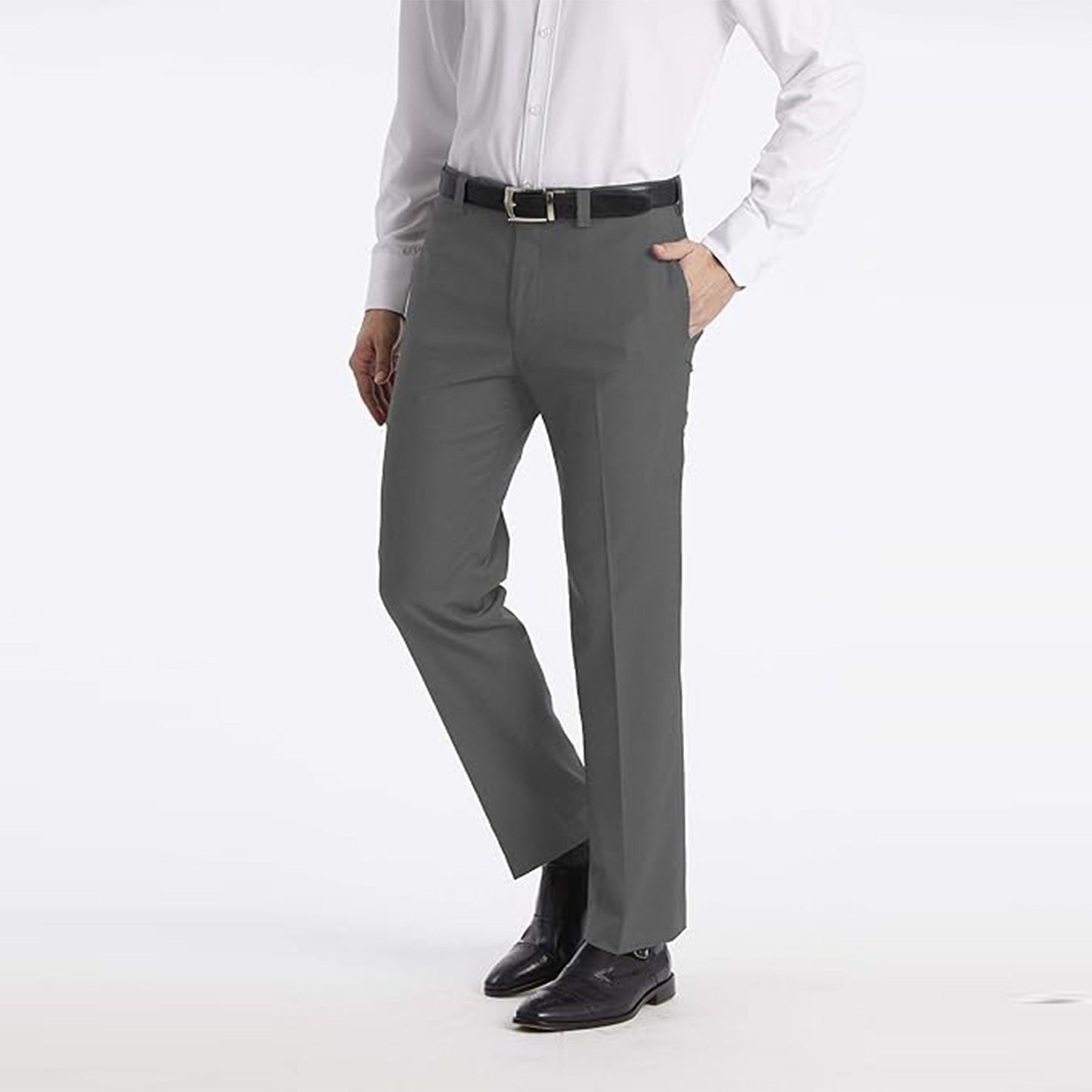 Men's Dress Pants Lounge Casual Big and Tall Work Travel Golf Business Trousers Straight Fit