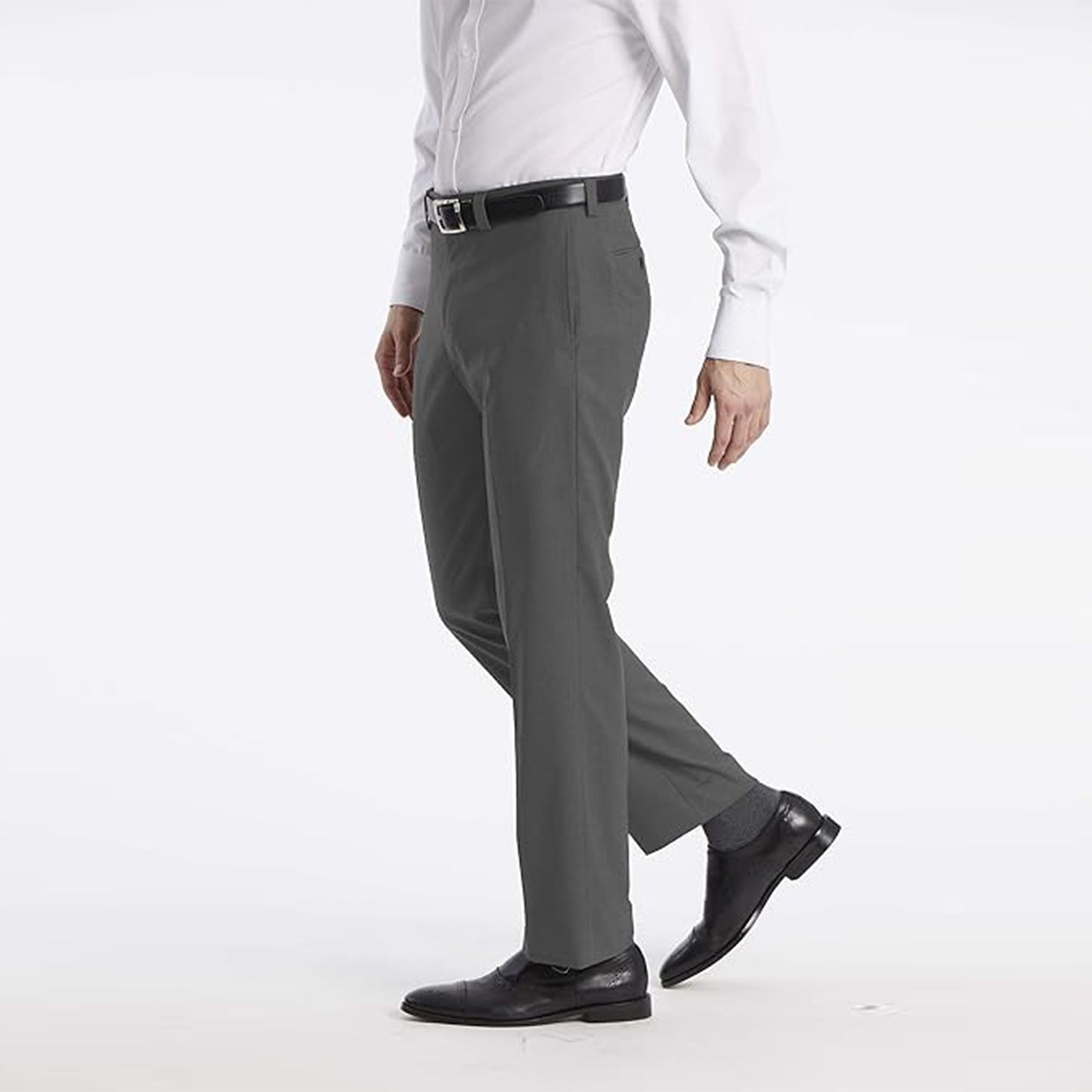Men's Dress Pants Lounge Casual Big and Tall Work Travel Golf Business Trousers Straight Fit