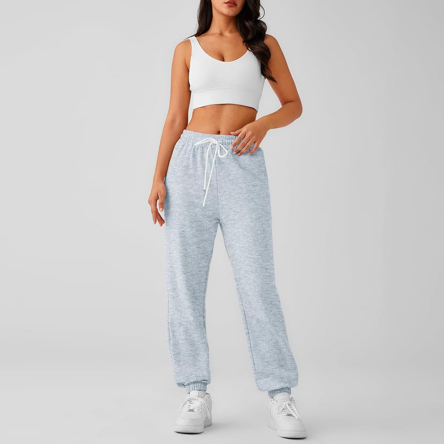MLDRA Sweatpants Women, Joggers for Women with Pockets, Womens Pants Cinch Bottom Drawstring Athletic