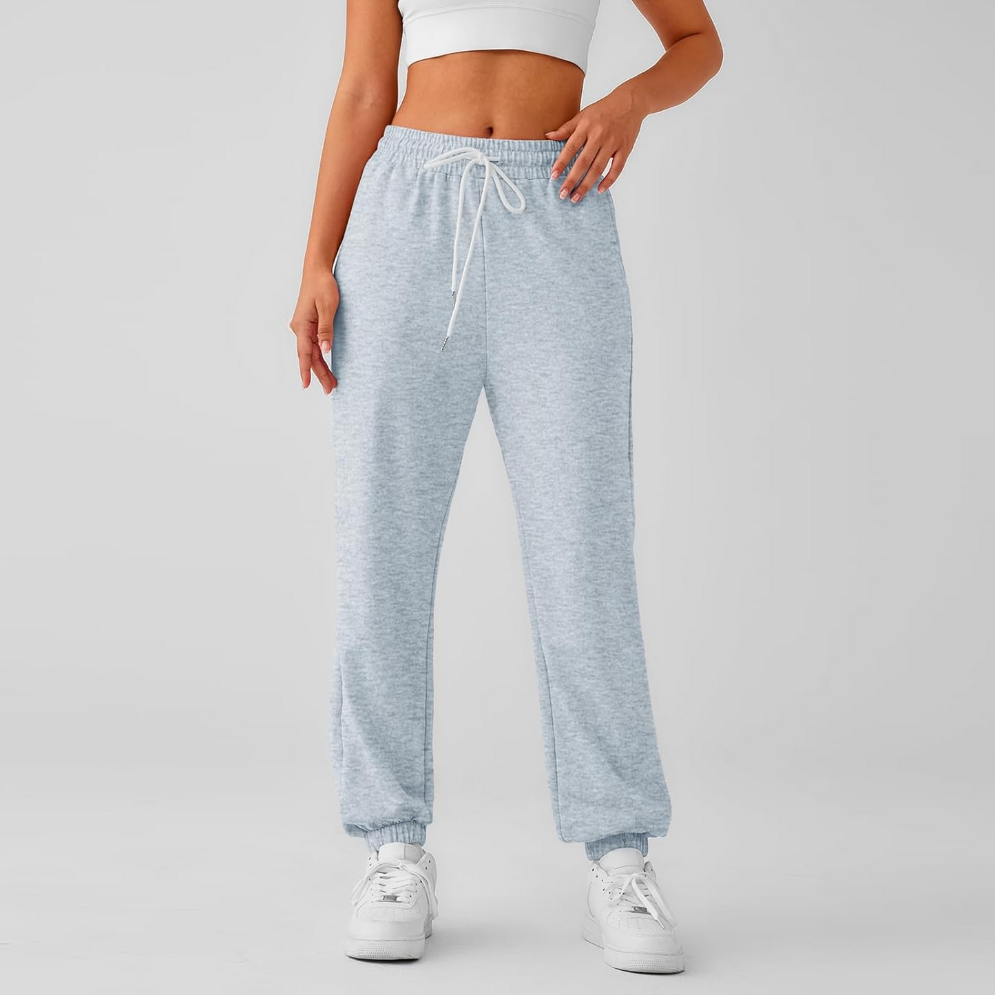 MLDRA Sweatpants Women, Joggers for Women with Pockets, Womens Pants Cinch Bottom Drawstring Athletic