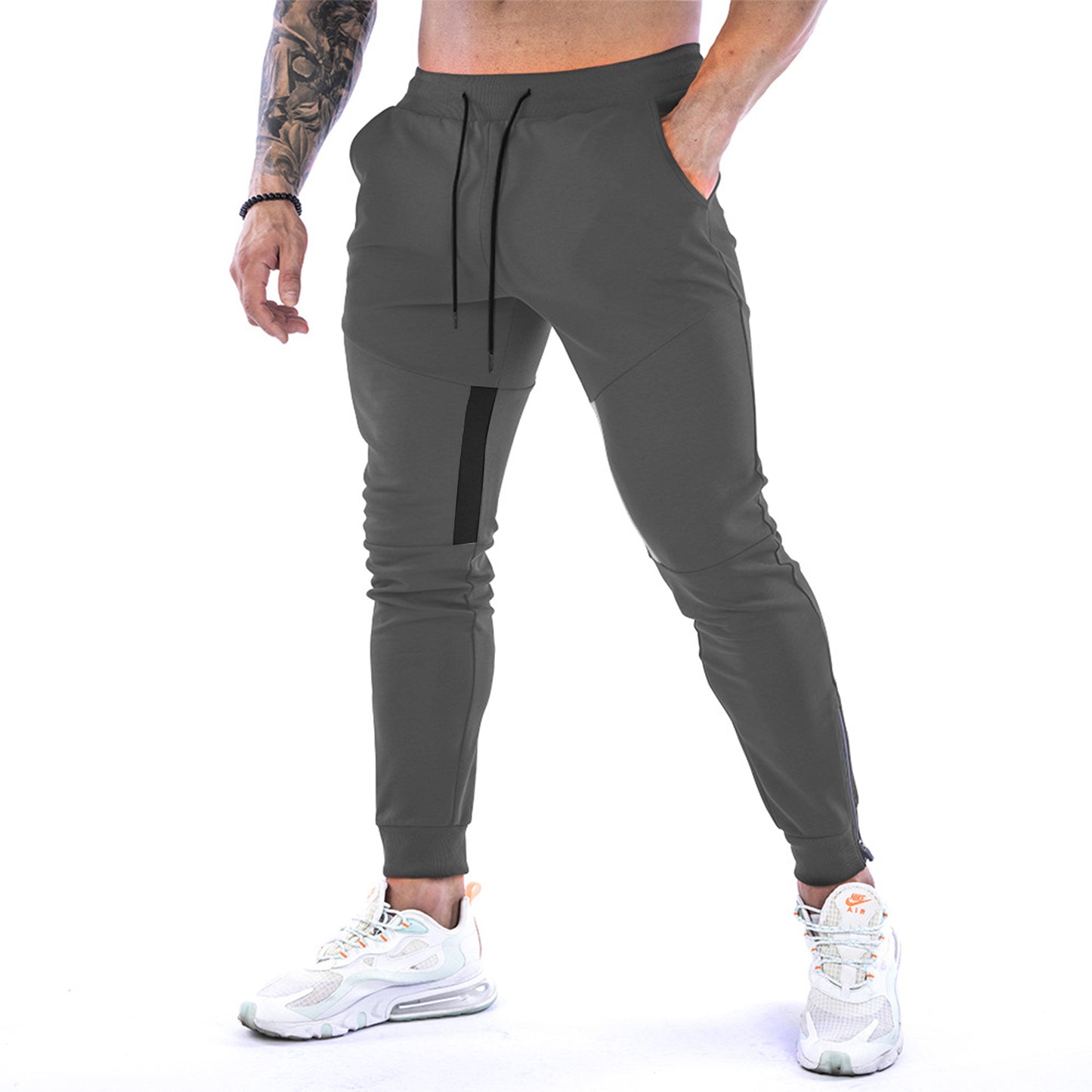 Men's Sweatpants Joggers Pants Athletic Workout Lightweight Running Sports Trousers Pockets
