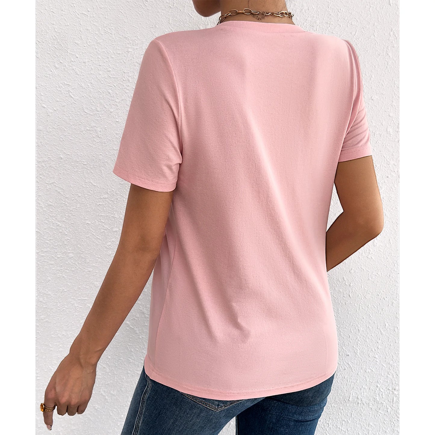 Women’s T-Shirts Short Sleeve Tops for Women Fitted Crewneck Tee Casual Trendy 2025