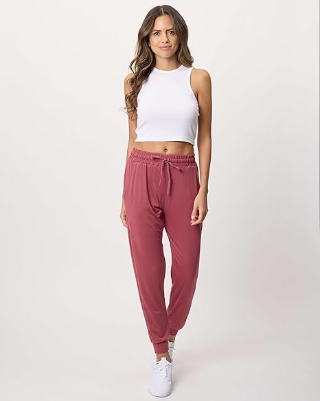 MLDRA 3 Pack Joggers Sweatpants for Women Ultra-Soft Lightweight for Lounge Athletic Yoga Running Workout Pants with Pockets