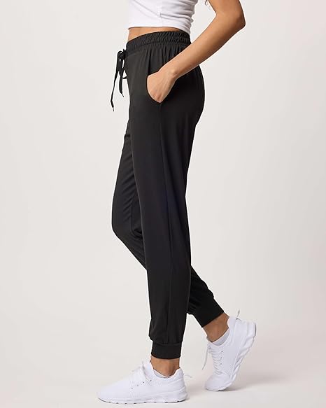 MLDRA 3 Pack Joggers Sweatpants for Women Ultra-Soft Lightweight for Lounge Athletic Yoga Running Workout Pants with Pockets