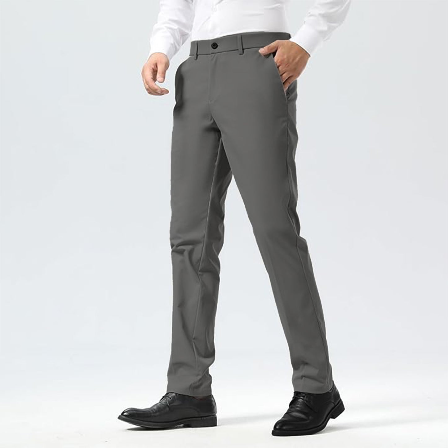 Men's Dress Pants Lounge Casual Big and Tall Work Travel Golf Business Trousers Straight Fit
