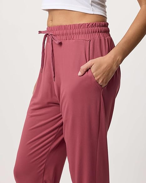 MLDRA 3 Pack Joggers Sweatpants for Women Ultra-Soft Lightweight for Lounge Athletic Yoga Running Workout Pants with Pockets