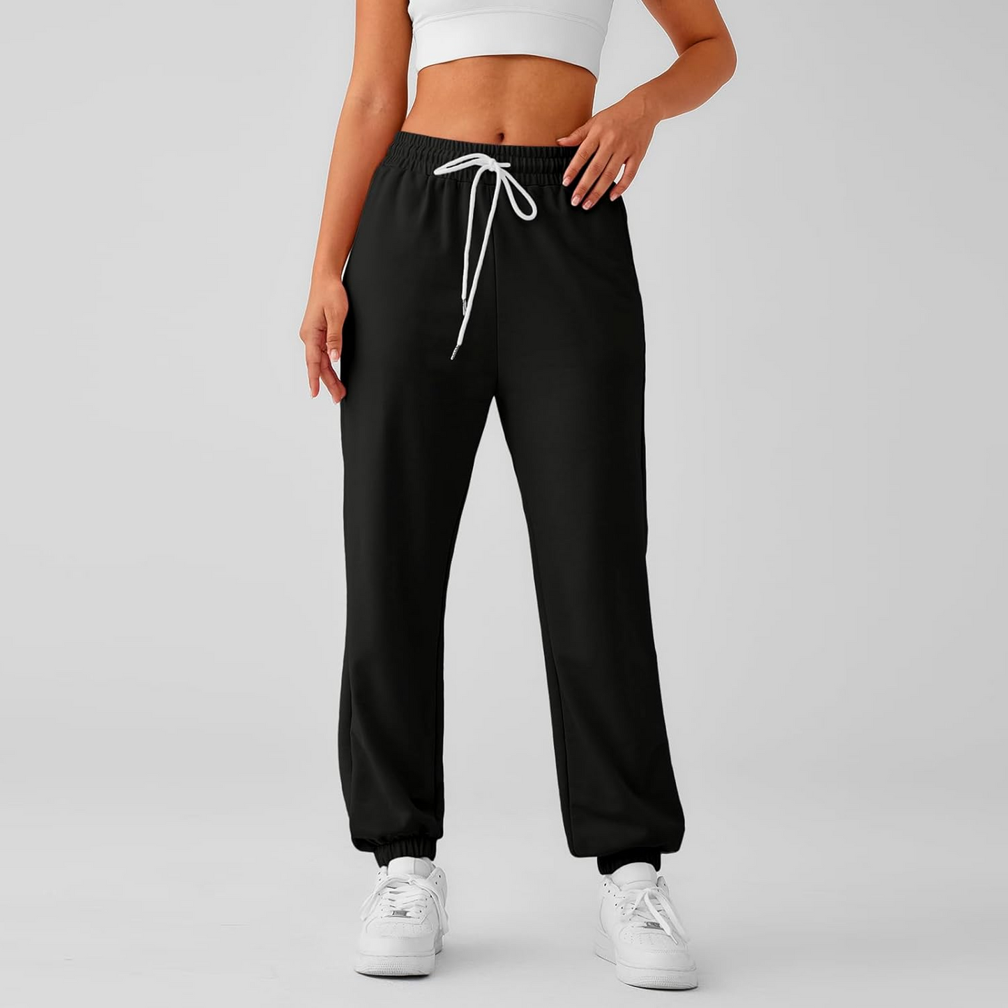 MLDRA Sweatpants Women, Joggers for Women with Pockets, Womens Pants Cinch Bottom Drawstring Athletic