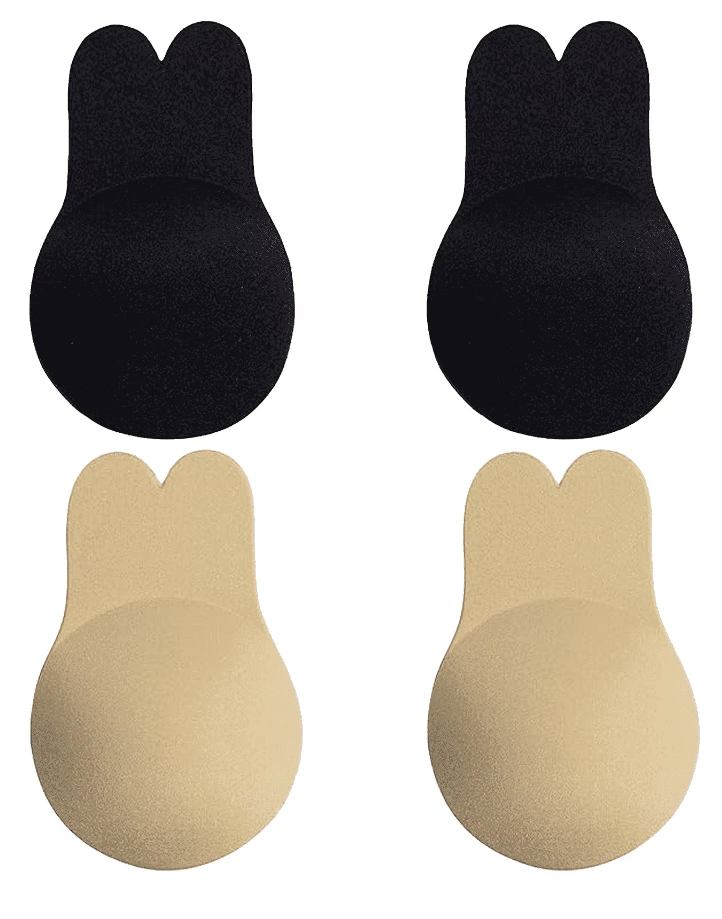 MLDRA 2 Pairs Sticky Bra Push Up Backless Bra Ultra Thin Adhesive Bra with Nipple Covers, Reusable Strapless Bras for Women, Invisible Silicone Bra