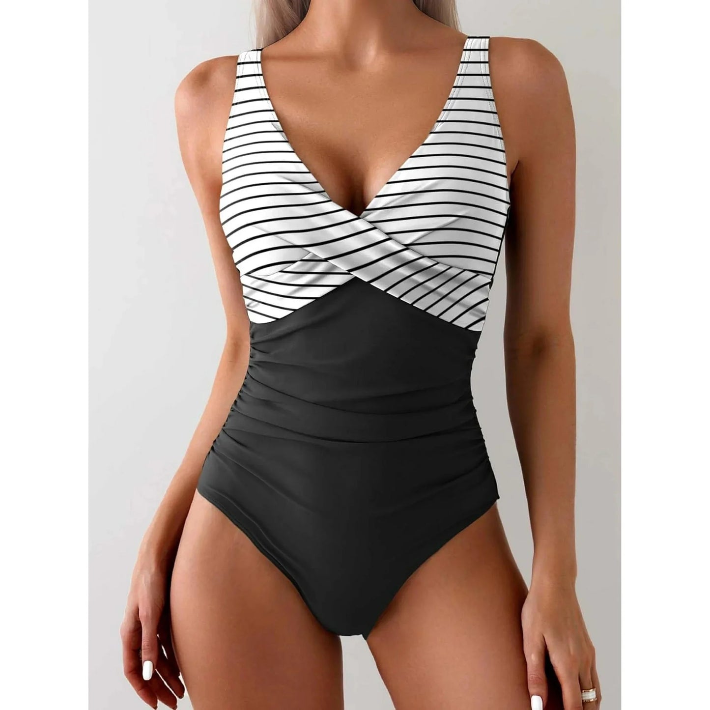 MLDRA Women Bathing Suit Swimsuit Tummy Control One Piece Slimming Swimwear