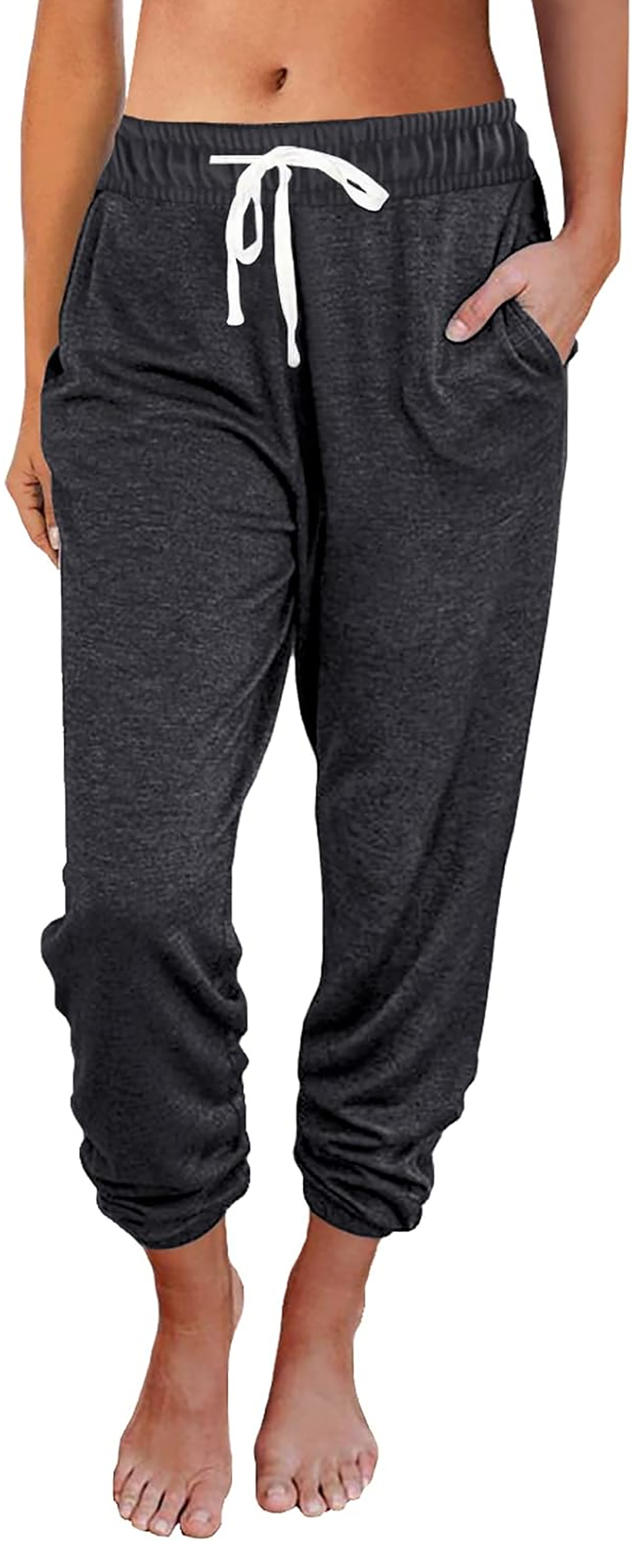 MLDRA Women Sweatpants Joggers with Pockets Lounge Athletic Casual Pajama Pants Fall Winter Clothes Teachers Outfits 2025 Black