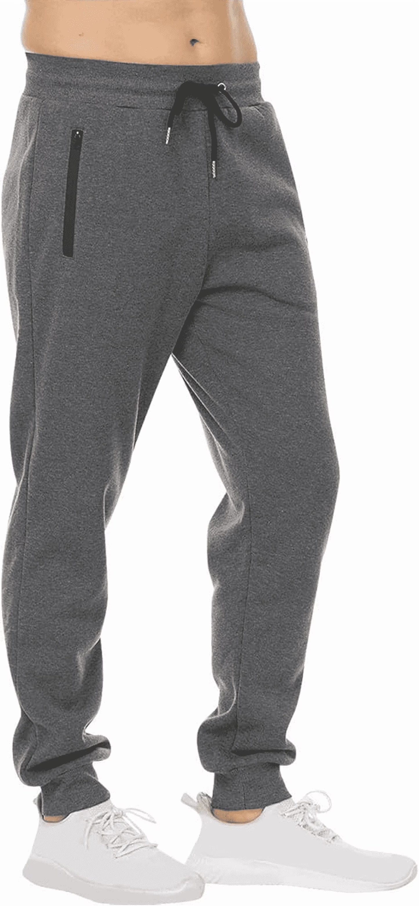 Men's Sweatpants Joggers Lightweight Elastic Waist Athletic Workout Gym Running Sweat Pants with Pockets