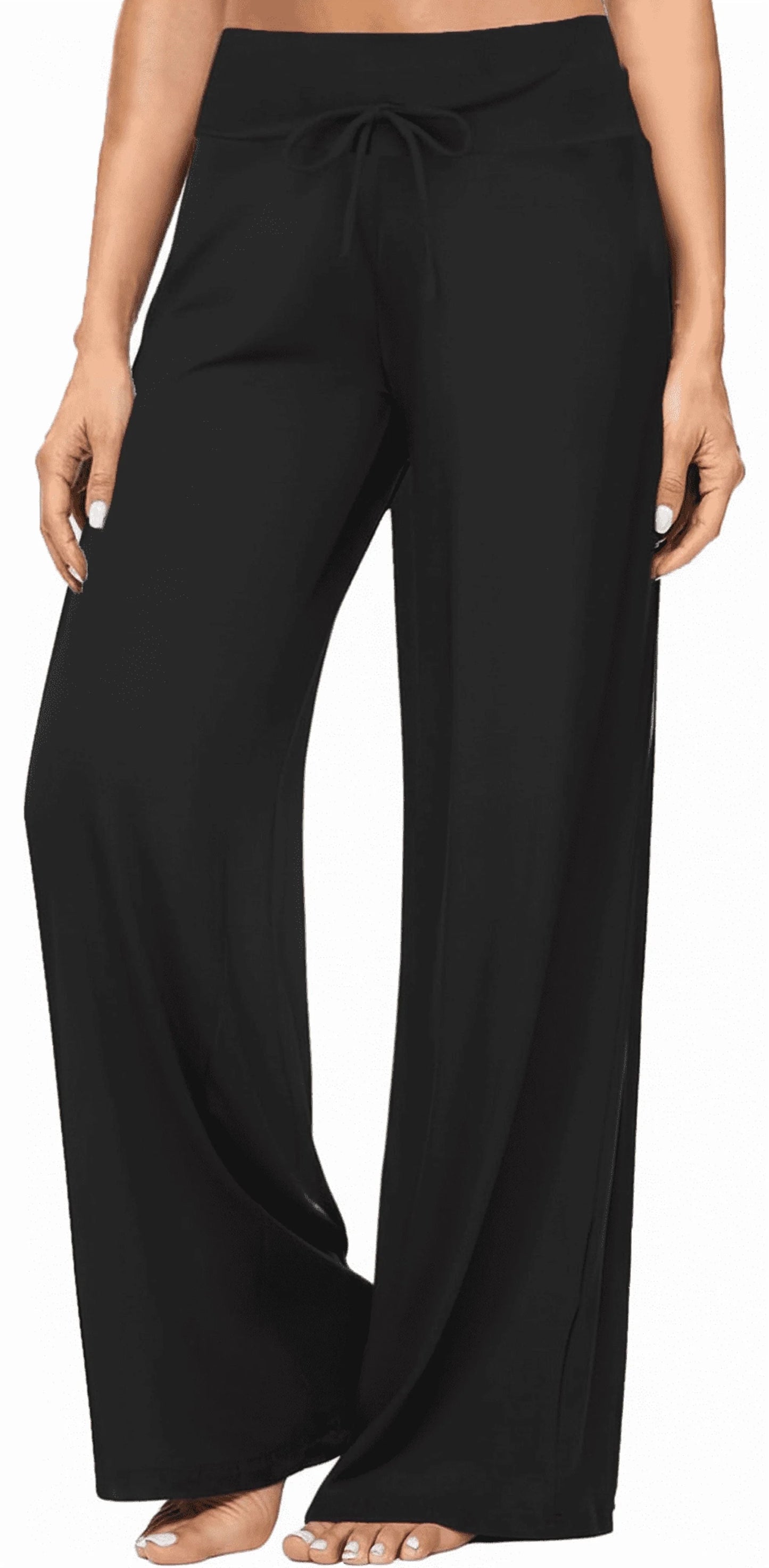 MLDRA Women's Wide Leg Pants Yoga Casual with Pockets Loose Trousers High Waisted sweatpants Palazzo Lounge Pants