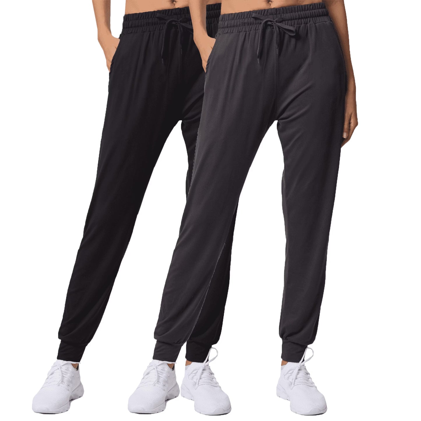 MLDRA 3 Pack Joggers Sweatpants for Women Ultra-Soft Lightweight for Lounge Athletic Yoga Running Workout Pants with Pockets