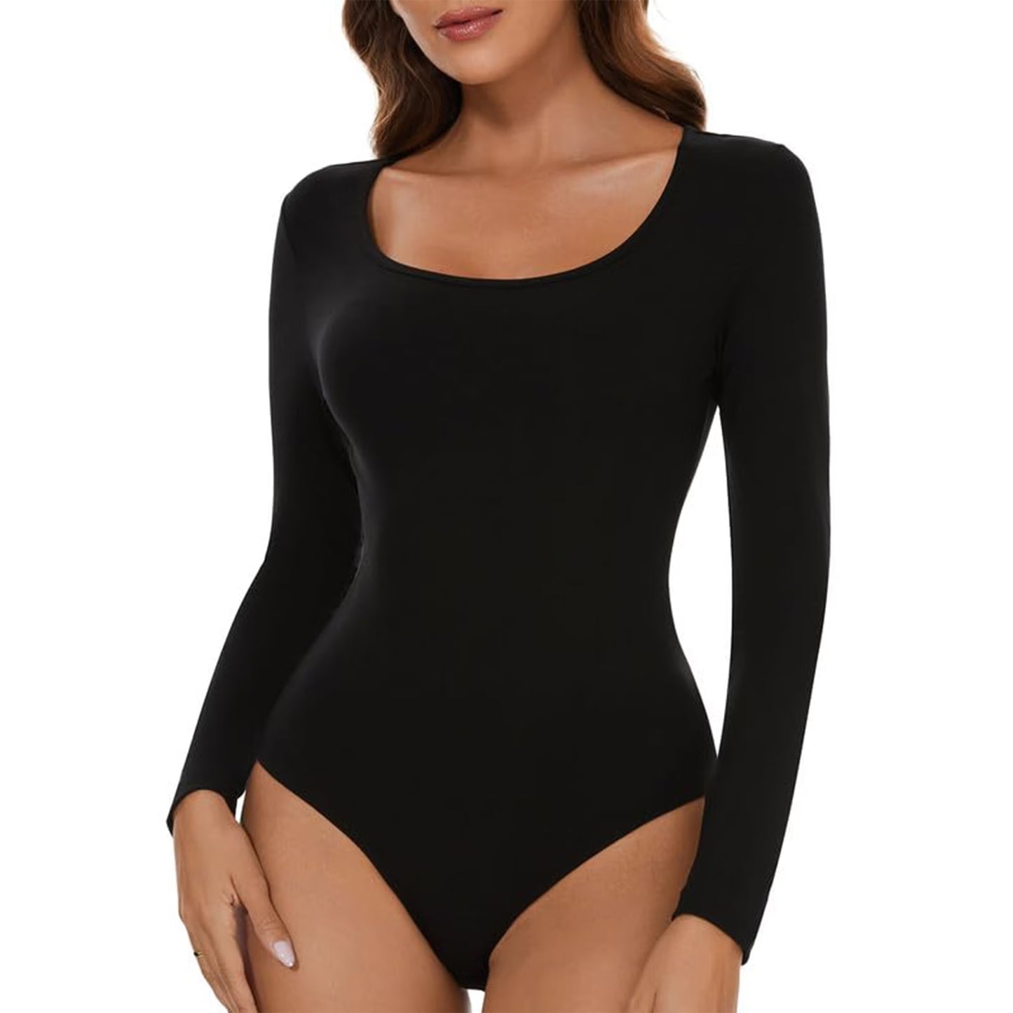 Body Suit Tummy Control Bodysuit Long Sleeve Tops Women Clothing