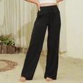 MLDRA Women's Wide Leg Pants Yoga Casual with Pockets Loose Trousers High Waisted Palazzo Lounge Pants Black
