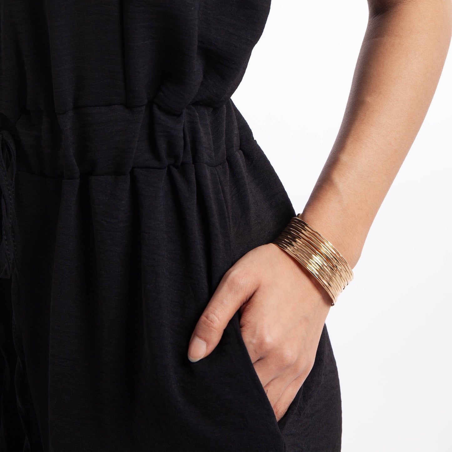 MLDRA Rompers Short overalls for Women Ruffle Sleeves Square Neck Jumpsuits Drawstring with Pockets 2026 Summer Black