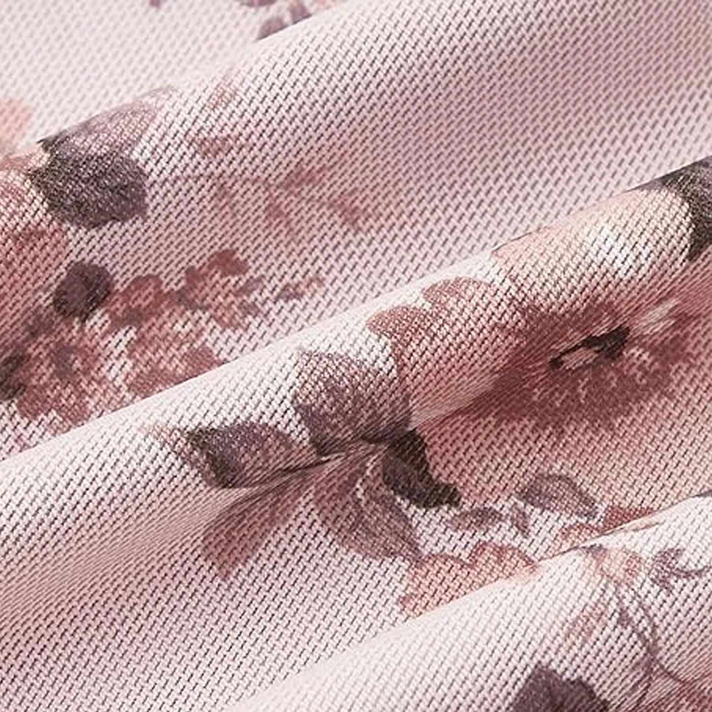 MLDRA Skirts For Women High Waist Floral Print Mermaid Skirt Vintage Ruffle Hem Midi Skirts
