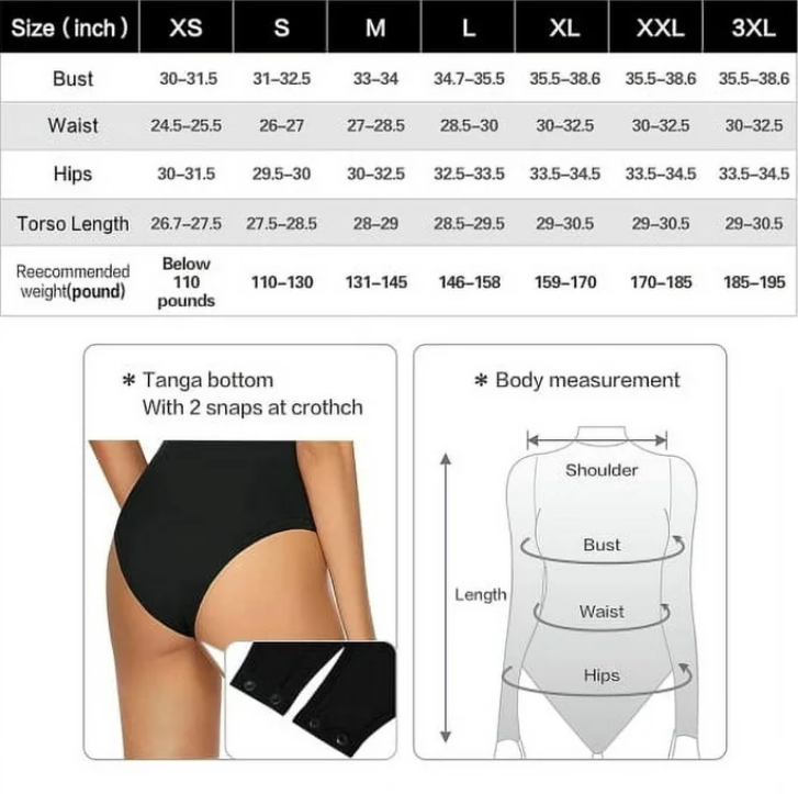 Bodysuits Tummy Control Long Sleeve Body Suit Mock Turtle Neck Top Classic Slimming for Women Black